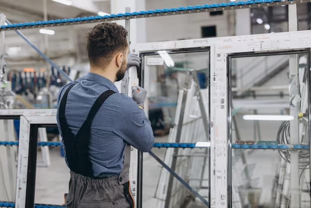 Image d'une fenetre en fabrication